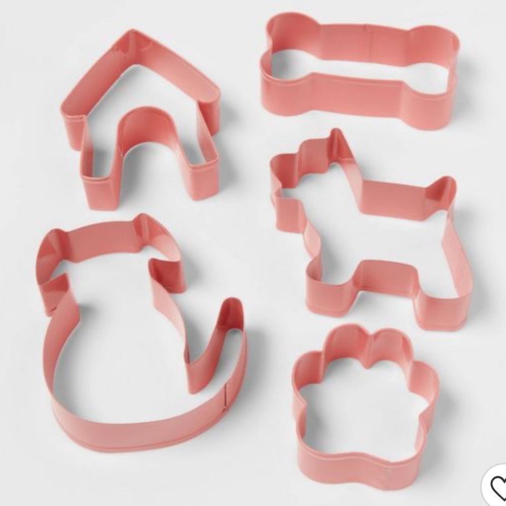 NWT 5pc Stainless Steel Cookie Cutter Set - Threshold